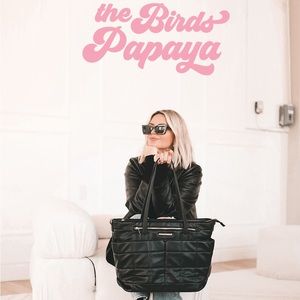 NWT The Birds Papaya X Poppy & Peonies The Ultimate Bag